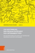 Cover: Zur Bestimmung der Produktivit&auml;tszeit von Ortsnamentypen - B&ouml;hlau