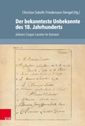 Cover: Der bekannteste Unbekannte des 18. Jahrhunderts - Vandenhoeck & Ruprecht