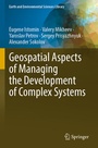 Cover: Geospatial Aspects of Managing the Development of Complex Systems - Springer