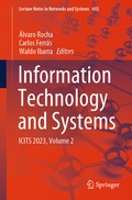 Cover: Information Technology and Systems - Springer
