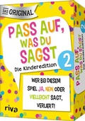 Cover: Pass auf, was du sagst - Die Kinderedition 2 - Riva