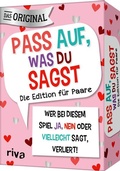 Cover: Pass auf, was du sagst - Die Edition f&uuml;r Paare - Riva
