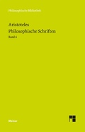 Cover: Philosophische Schriften. Band 6 - Meiner