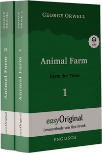 Abbildung von: Animal Farm / Farm der Tiere - 2 Teile (Buch + 2 MP3 Audio-CD) - Lesemethode von Ilya Frank - Zweisprachige Ausgabe Englisch-Deutsch - EasyOriginal Verlag