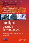 Cover: Intelligent Decision Technologies - Springer