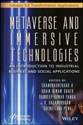 Cover: Metaverse and Immersive Technologies - Wiley-Scrivener