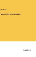 Cover: Papers on Maritime Legislation - Anatiposi Verlag
