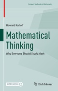 Cover: Mathematical Thinking - Birkh&auml;user