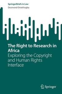Abbildung von: The Right to Research in Africa - Springer