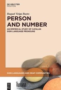 Cover: Person and Number - De Gruyter Mouton