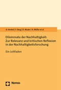 Cover: Dilemmata der Nachhaltigkeit: Zur Relevanz und kritischen Reflexion in der Nachhaltigkeitsforschung - Nomos