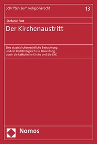 Abbildung von: Der Kirchenaustritt - Nomos