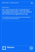Bild: Der Substanztest bei ausl&auml;ndischen Kapitalgesellschaften nach der Reform der Hinzurechnungsbesteuerung - Nomos