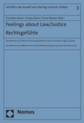 Cover: Feelings about Law/Justice. Rechtsgef&uuml;hle - Nomos