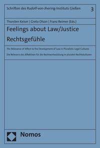 Abbildung von: Feelings about Law/Justice. Rechtsgefühle - Nomos
