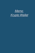 Cover: Memo Krypto Wallet - epubli