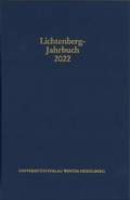 Cover: Lichtenberg-Jahrbuch 2022 - Universit&auml;tsverlag Winter