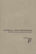 Cover: KONTROLLE - KEINE VORKOMMNISSE - edition H