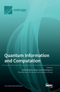 Cover: Quantum Information and Computation - MDPI AG