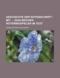 Cover: Geschichte Der Notenschrift - Rarebooksclub.com