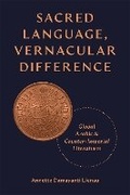 Cover: Sacred Language, Vernacular Difference - Princeton University Press