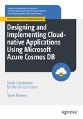 Cover: Designing and Implementing Cloud-native Applications Using Microsoft Azure Cosmos DB - APress