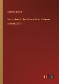 Cover: Der erdkundliche Unterricht an hoeheren Lehranstalten - Outlook Verlag