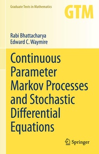 Enlarge image Cover: Continuous Parameter Markov Processes and Stochastic Differential Equations - Springer