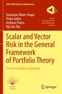 Cover: Scalar and Vector Risk in the General Framework of Portfolio Theory - Springer