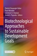 Cover: Biotechnological Approaches to Sustainable Development Goals - Springer