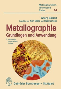 Abbildung von: Metallographie - E. Schweizerbart'sche Verlagsbuchhandlung