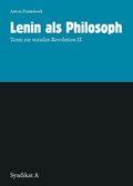 Cover: Lenin als Philosoph - Frederik Fu&szlig;