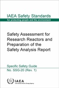 Cover: Safety Assessment for Research Reactors and Preparation of the Safety Analysis Report - International Atomic Energy Agency