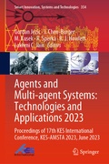 Cover: Agents and Multi-agent Systems: Technologies and Applications 2023 - Springer