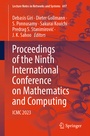 Cover: Proceedings of the Ninth International Conference on Mathematics and Computing - Springer