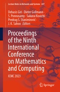 Cover: Proceedings of the Ninth International Conference on Mathematics and Computing - Springer