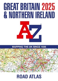 Abbildung von: Great Britain & Northern Ireland A-Z Road Atlas 2025 (A3 Paperback) - HarperCollins