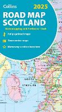 Abbildung von: 2025 Collins Road Map of Scotland - Collins