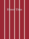 Cover: Honor Titus - Anomie Publishing
