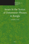 Cover: Issues In the Syntax of Determiner Phrases in Bangla - Brill