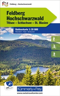 Abbildung von: Kümmerly+Frey Outdoorkarte Deutschland 26 Feldberg, Hochschwarzwald 1:35.000 - Hallwag Kümmerly+Frey