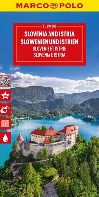Abbildung von: MARCO POLO Reisekarte Slowenien und Istrien 1:250.000 - MARCO POLO ein Imprint von MAIRDUMONT