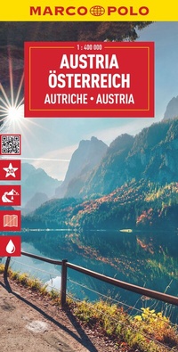 Abbildung von: MARCO POLO Reisekarte Österreich 1:400.000 - MARCO POLO ein Imprint von MAIRDUMONT