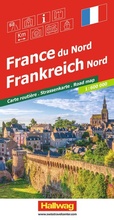 Cover: Hallwag Strassenkarte Frankreich Nord 1:600.000 - Hallwag K&uuml;mmerly+Frey