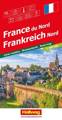 Abbildung von: Hallwag Strassenkarte Frankreich Nord 1:600.000 - Hallwag Kümmerly+Frey