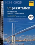 Cover: ADAC Superstra&szlig;en Autoatlas 2024/2025 Deutschland 1:200.000, &Ouml;sterreich, Schweiz 1:300.000 mit Europa 1:4,5 Mio. - ADAC Kartografie ein Imprint von MAIRDUMONT