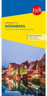 Abbildung von: Falk Stadtplan Extra Nürnberg 1:20.000 - Falk ein Imprint von MAIRDUMONT