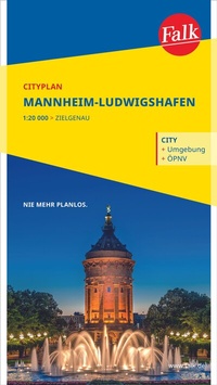 Abbildung von: Falk Cityplan Mannheim-Ludwigshafen 1:22.500 - Falk ein Imprint von MAIRDUMONT
