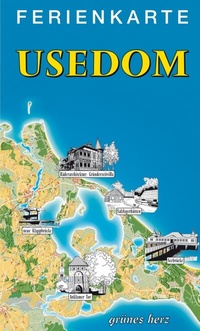 Abbildung von: Ferienkarte Usedom - grünes herz