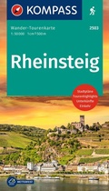 Cover: KOMPASS Wander-Tourenkarte Rheinsteig 1:50.000 - KOMPASS-Karten